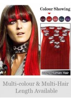7 pcs From 14" Straight Clip In Full Head Set 