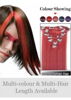 7 pcs From 14" Straight Clip In Full Head Set 