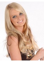 14" Curly Full Head 6 pcs Clip in Human Hair Extensions 