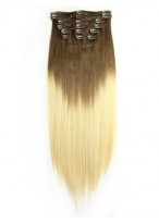 Dip Dye Clip-in Straight Hair 