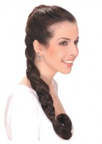 24" Braid Remy Hair Ponytail 