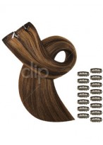 16" DIY Set Clip In Hair Extensions 