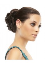 Curly Bold Style Remy Hair Bun 