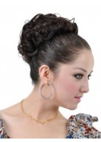 Short Curly Ponytails 
