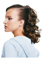16" Claw Clip Curly Locks Synthetic Ponytail 