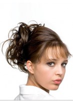 10" Soft Wave Human Hair Wrap With Butterfly Clip 