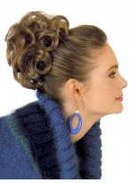 4" Curly Pressure Clip Synthetic Wrap 