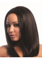 Straight Lace Front African American Wigs 