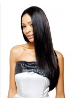 Shimmering Long African American Synthetic Wigs 