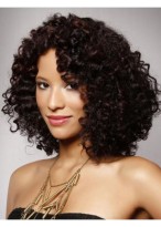 Suitable Long Curly Lace Front Human Hair Wigs 