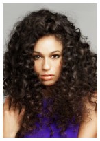 Dazzling Long Curly Human Hair Wigs 