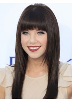 Straight Long Full Lace Carly Rae Jepsen Wigs 