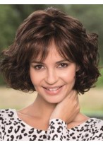 Flexibility Wavy Bobs Full Lace Wigs 