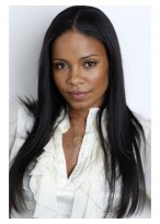 Ideal Long Straight Black African American Wig 
