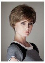 Beautiful Lace Front Straight Human Hair Wigs 
