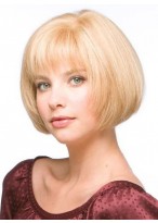 Beautiful Short Bob Human Hair Wig 