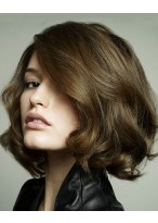 Designed Mid-Length Lace Front Wigs 