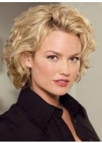 Classic Short Curly Human Hair Wigs 