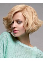 Amazing Bob Curly Remy Human Hair Wig 