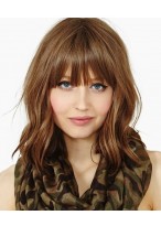 Capless Long Wave Remy Human Hair Wig 