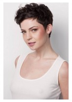 Summer Short Boycuts Capless Wigs 