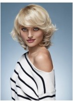 Shoulder Length Wavy Capless Wigs  Shoulder Length Wavy Capless Wigs