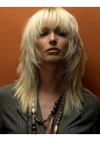 Fashionable Long Layered Synthetic Wigs 