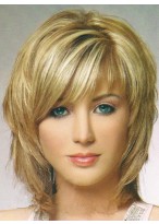 Trendy Short Layered Synthetic Wig 