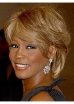 Suitable Blonde Lace Front Synthetic Wigs 