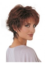 Amazing Wavy With Bangs Short Wigs 