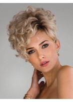 Fashionable Short Curly Synthetic Wigs 