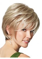 Best Blonde Short Straight Synthetic Wigs 