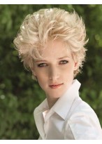 Good Looking Blonde Short Synthetic Wigs 