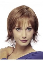 Short Straight Grey Wig 