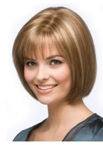 Smooth Bob Lace Front Human Hair Wig 