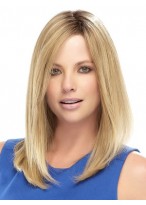 16" Straight Lace Front Remy Human Hair Wig 