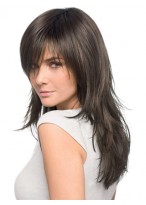 Long Textured Layered Lace Front Human Hair Wig 