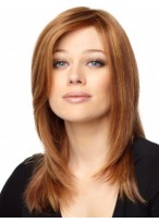 Straight Lightness Lace Front Human Hair Wig 