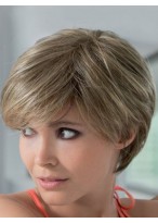 Short Silk Straight Lace Front Human Hair Wig 