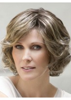 Mid-Length Curly Full Lace Brilliance Human Hair Wig 