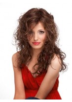 Long Full Lace Curly Human Hair Gorgeous Wig 
