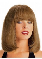 Chic Length Lace Front Human Hair Wig 