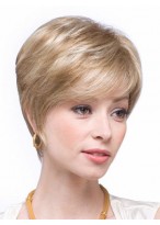 Short Textured Human Hair Wig 