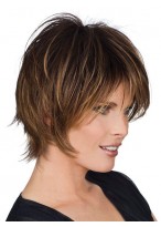 Short Sassy Shage Human Hair Wig 