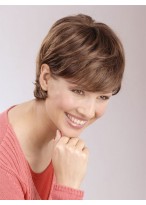Short Front Lace Remy Human Hair Wig 