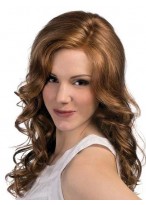 Elegant Top Quality Long Body Wavy Silk Top Full Lace Wig 100% Human Hair about 20 Inches 