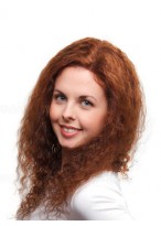 Beautiful Long Curly Human Hair Wig 