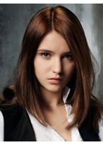100% Human Hair Medium Wig 