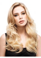 Capless Long Romatic Wig 