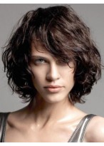 New Messy Medium Human Wig 